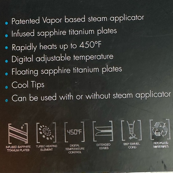 Sutra Beauty - Vapor Infused Flat Iron - Picture 2 of 8